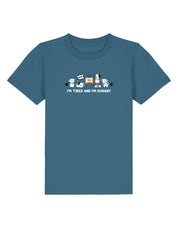 Dogs Embroidered Organic Cotton Childrens T-Shirt