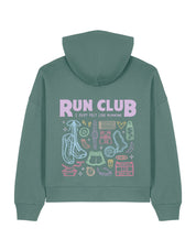 Run Club Boxy Organic Cotton Hoodie
