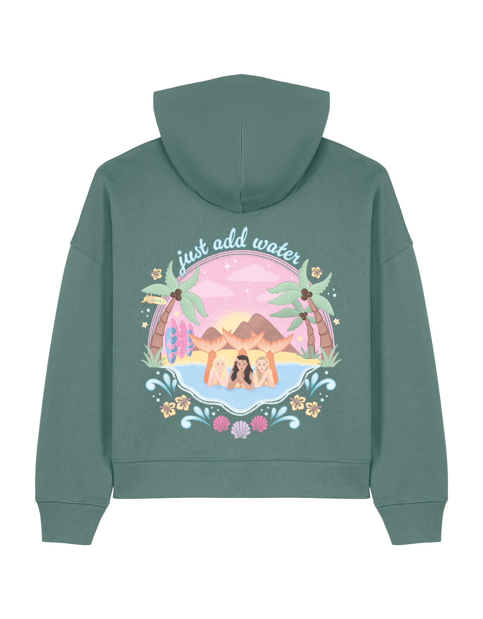 Just Add Water Boxy Organic Cotton Hoodie