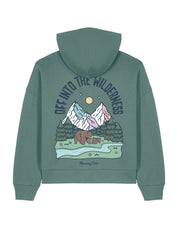 Into The Wilderness Boxy Organic Cotton Hoodie
