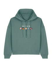 Cosy Club Embroidered Boxy Organic Cotton Hoodie