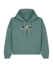 Sabrina Embroidered Boxy Organic Cotton Hoodie