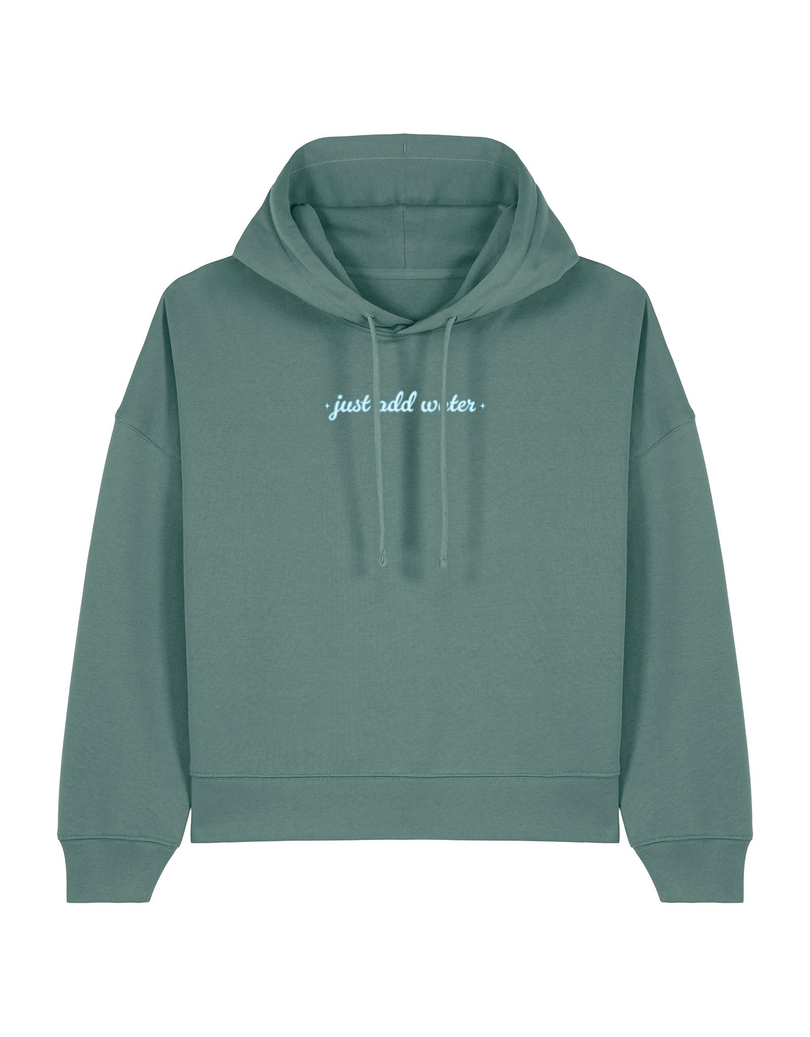 Just Add Water Boxy Organic Cotton Hoodie