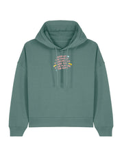Playing The Game Embroidered Boxy Organic Cotton Hoodie