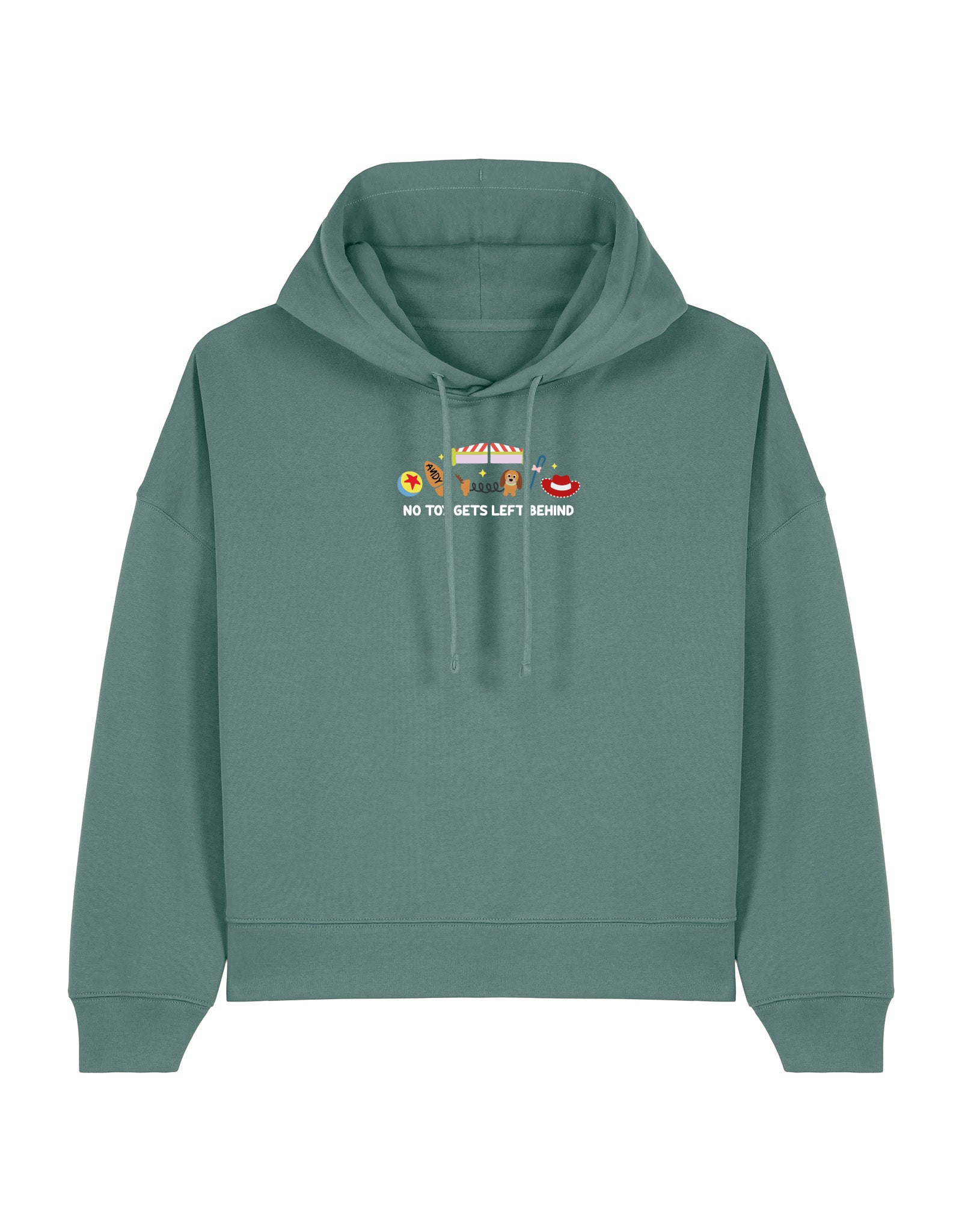 Toys Embroidered Boxy Organic Cotton Hoodie