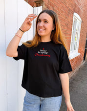 Groundbreaking Embroidered Boxy Organic Cotton Tee