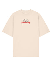 Groundbreaking Embroidered Oversized Organic Cotton T-Shirt