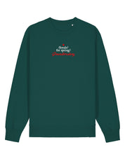 Groundbreaking Embroidered Organic Cotton Sweatshirt