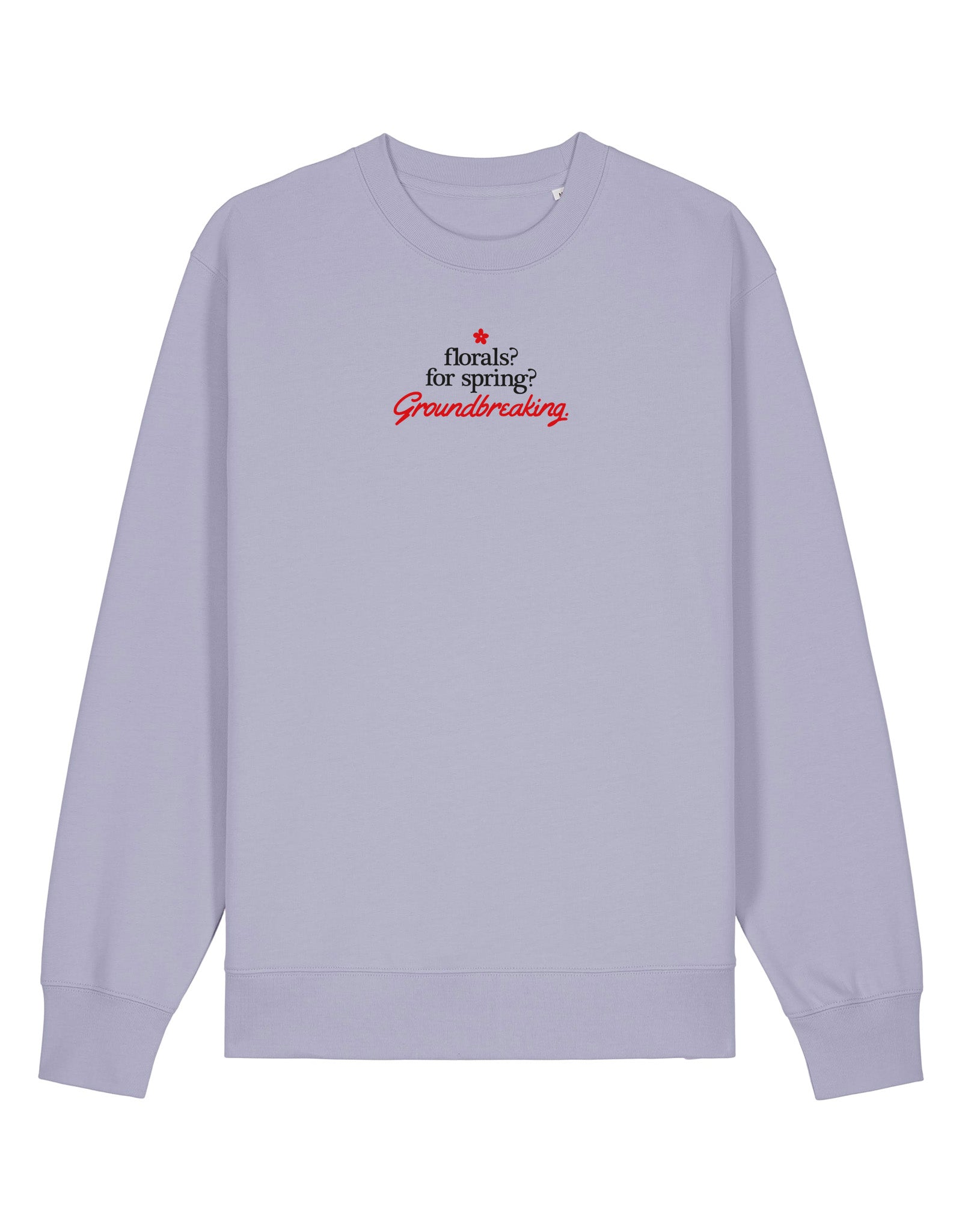 Groundbreaking Embroidered Organic Cotton Sweatshirt