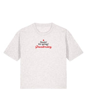 Groundbreaking Embroidered Boxy Organic Cotton Tee