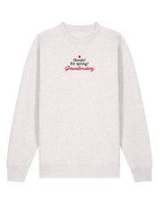 Groundbreaking Embroidered Organic Cotton Sweatshirt