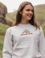 Groundbreaking Embroidered Organic Cotton Sweatshirt