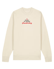 Groundbreaking Embroidered Organic Cotton Sweatshirt