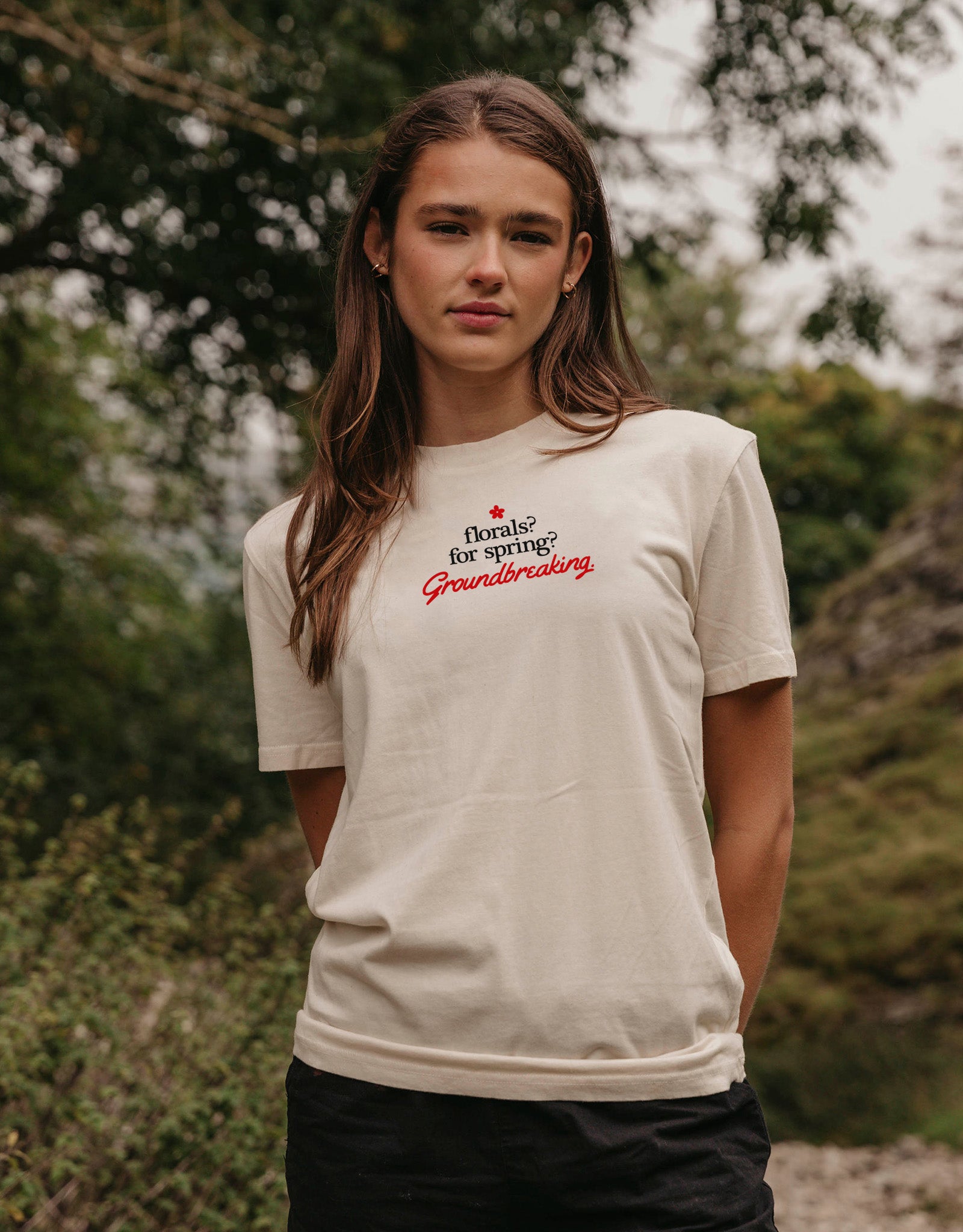 Groundbreaking Embroidered Organic Cotton T-Shirt