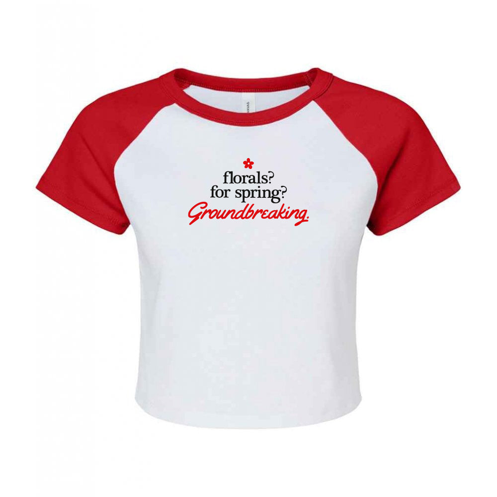 Groundbreaking Embroidered Micro Rib Baby Tee