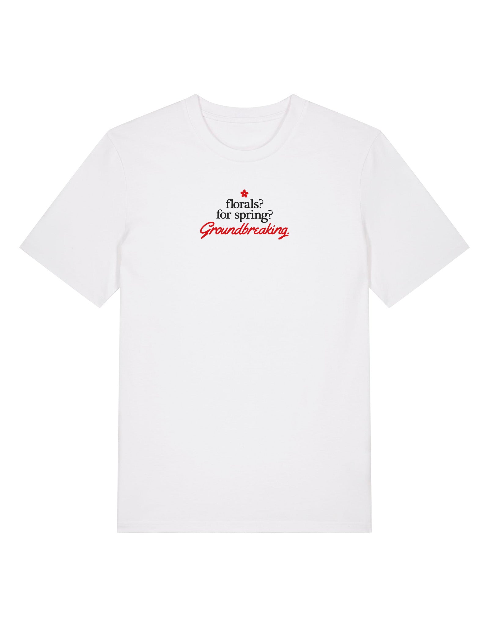 Groundbreaking Embroidered Organic Cotton T-Shirt