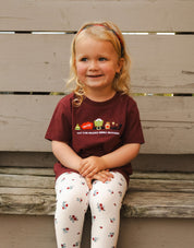 Elf Embroidered Organic Cotton Childrens T-Shirt