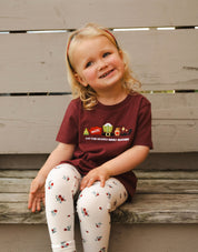 Elf Embroidered Organic Cotton Childrens T-Shirt