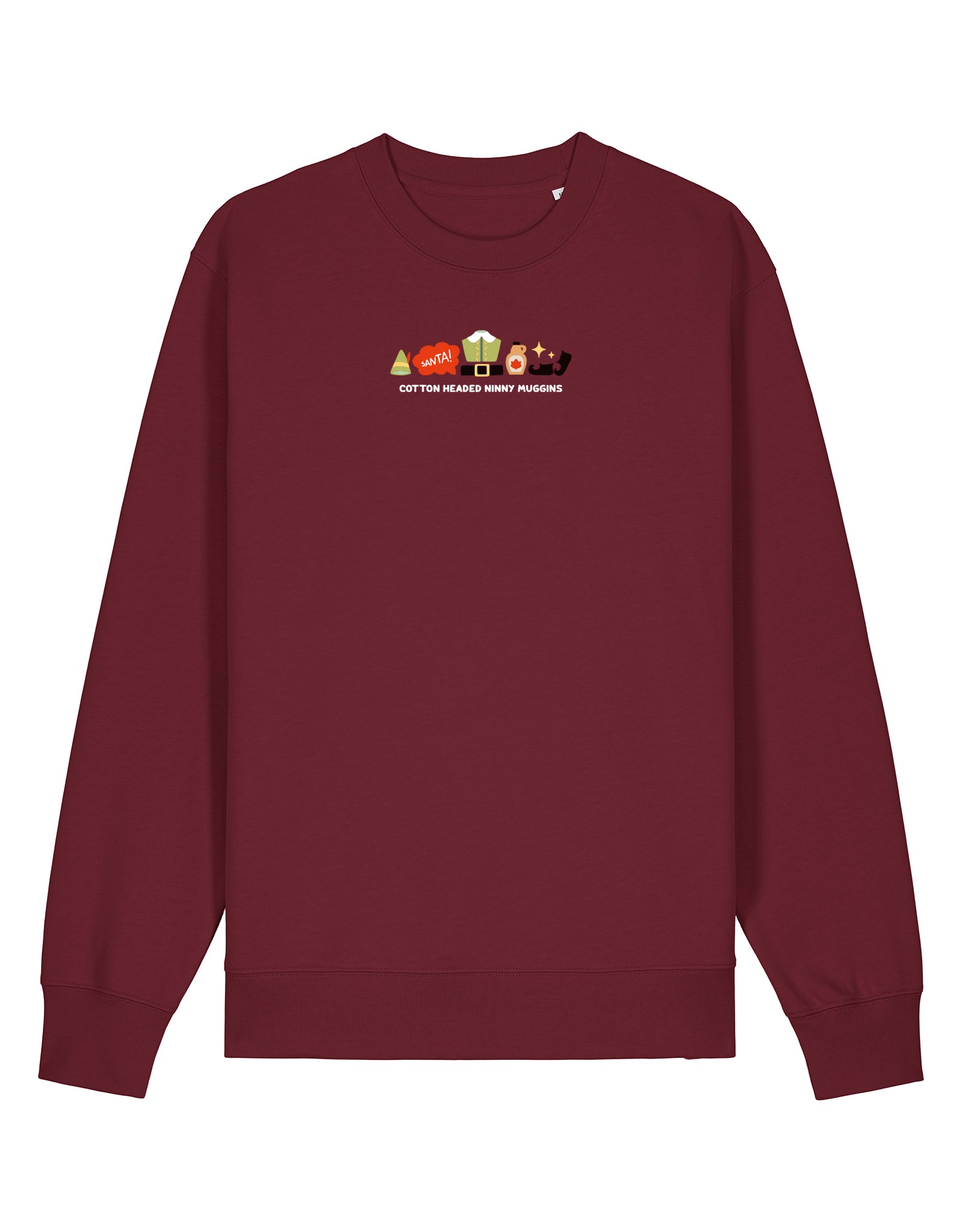 Elf Embroidered Organic Cotton Sweatshirt