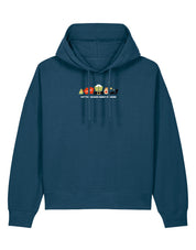 Elf Embroidered Boxy Organic Cotton Hoodie