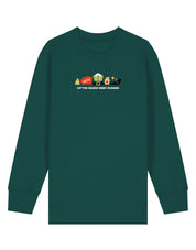 Elf Embroidered Organic Cotton Childrens Sweatshirt