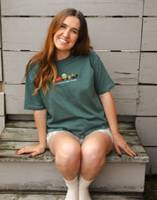 Elf Embroidered Boxy Organic Cotton Tee