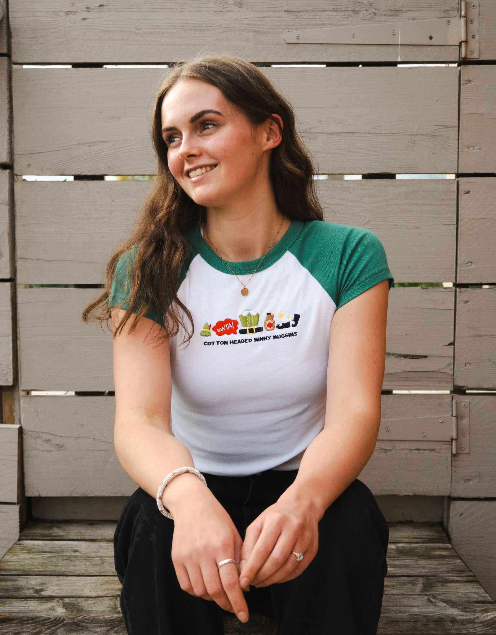 SAMPLEBX2 - Elf Raglan Baby Tee