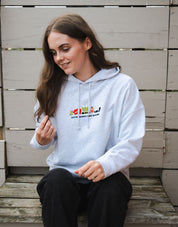 Elf Embroidered Boxy Organic Cotton Hoodie