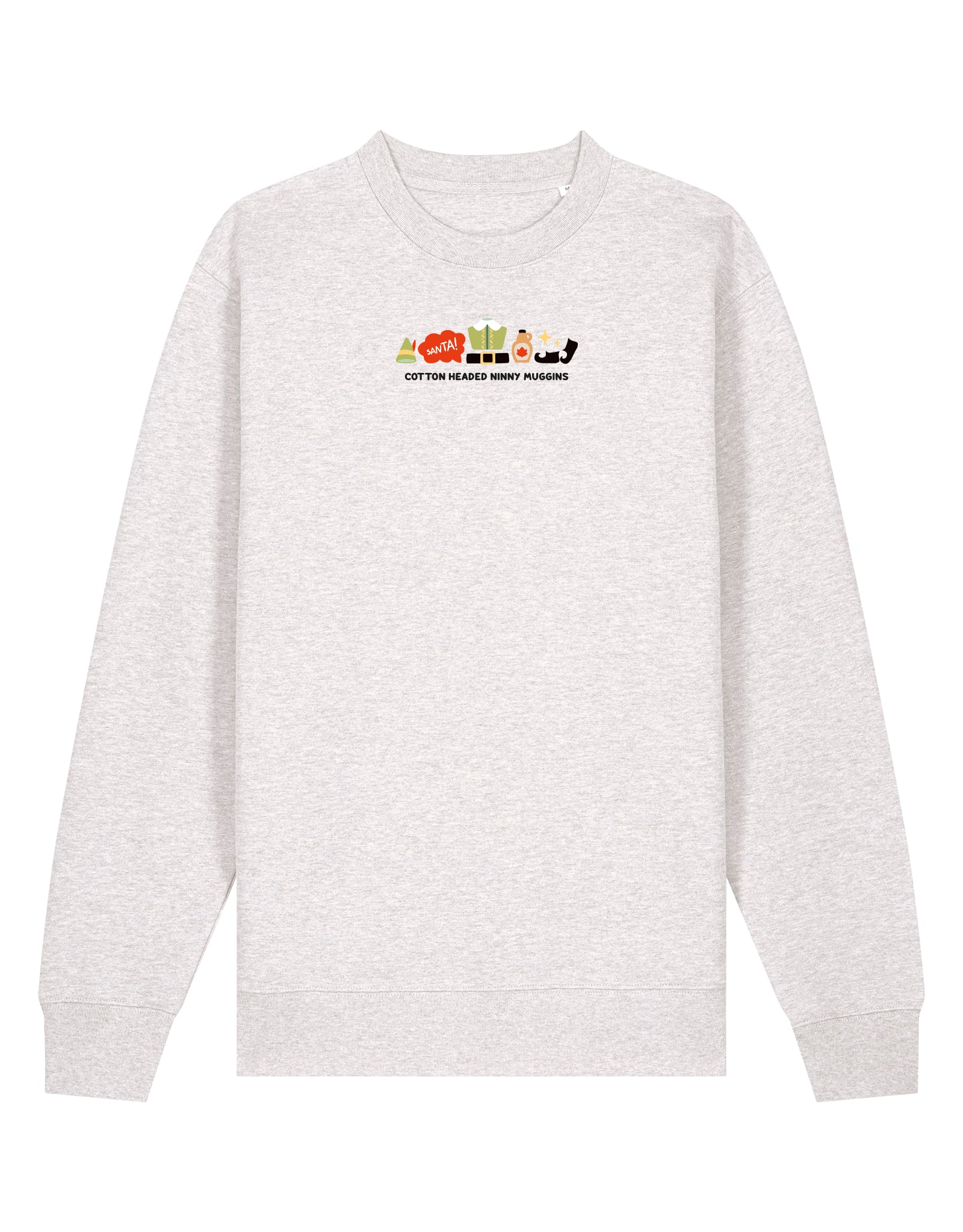Elf Embroidered Organic Cotton Sweatshirt