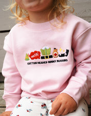 Elf Embroidered Organic Cotton Childrens Sweatshirt
