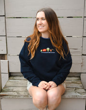 Elf Embroidered Organic Cotton Sweatshirt