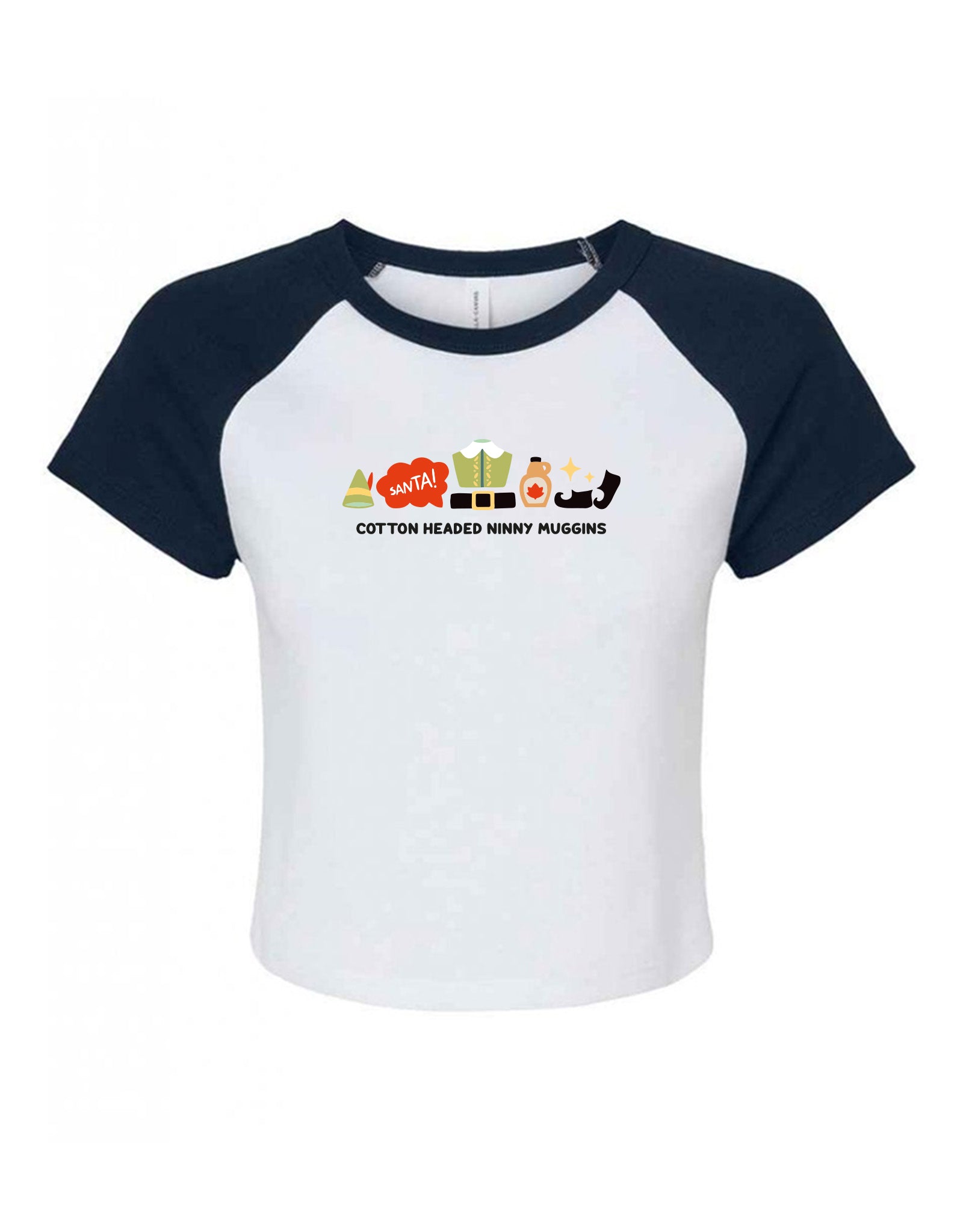 Elf Embroidered Micro Rib Baby Tee