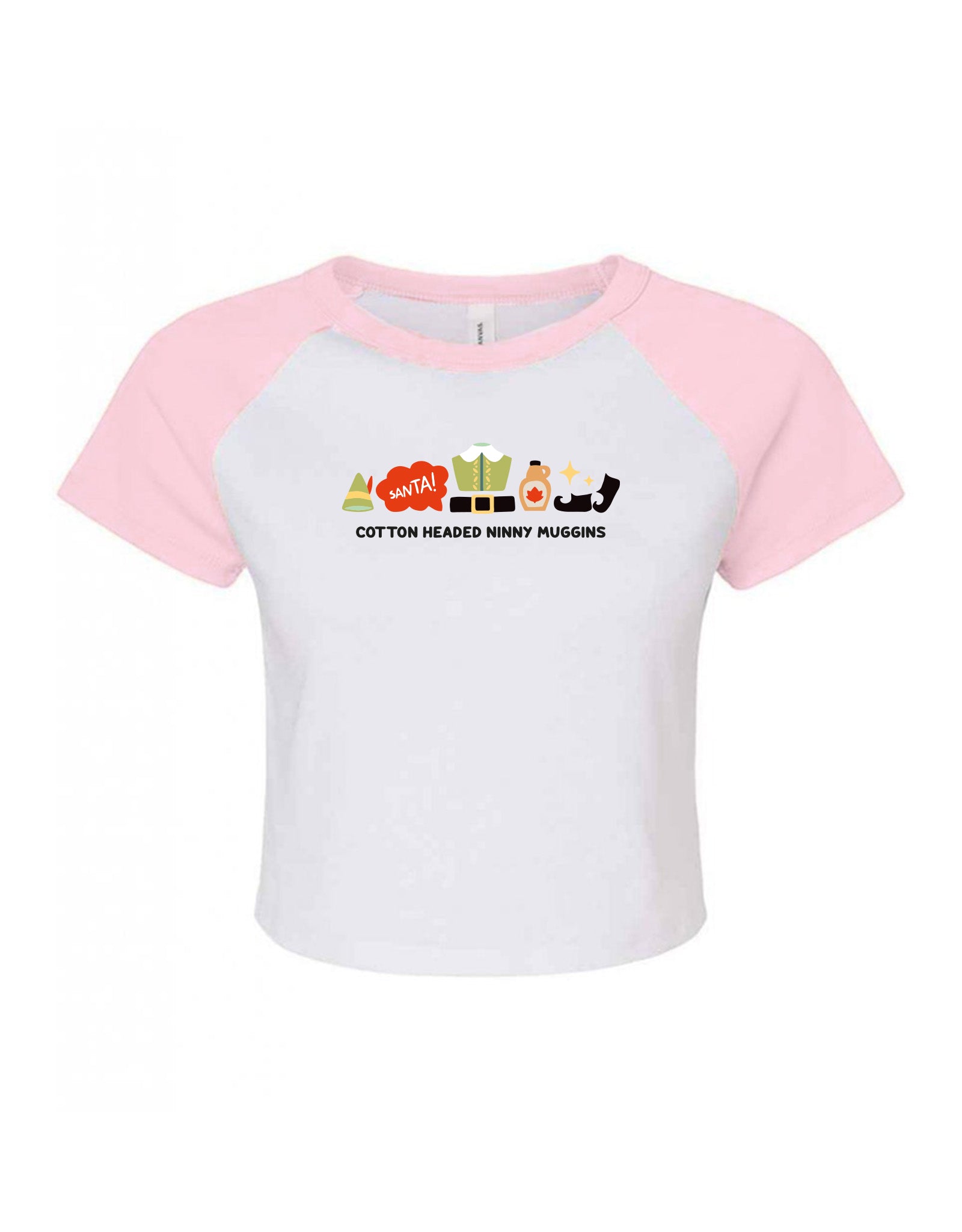 Elf Embroidered Micro Rib Baby Tee
