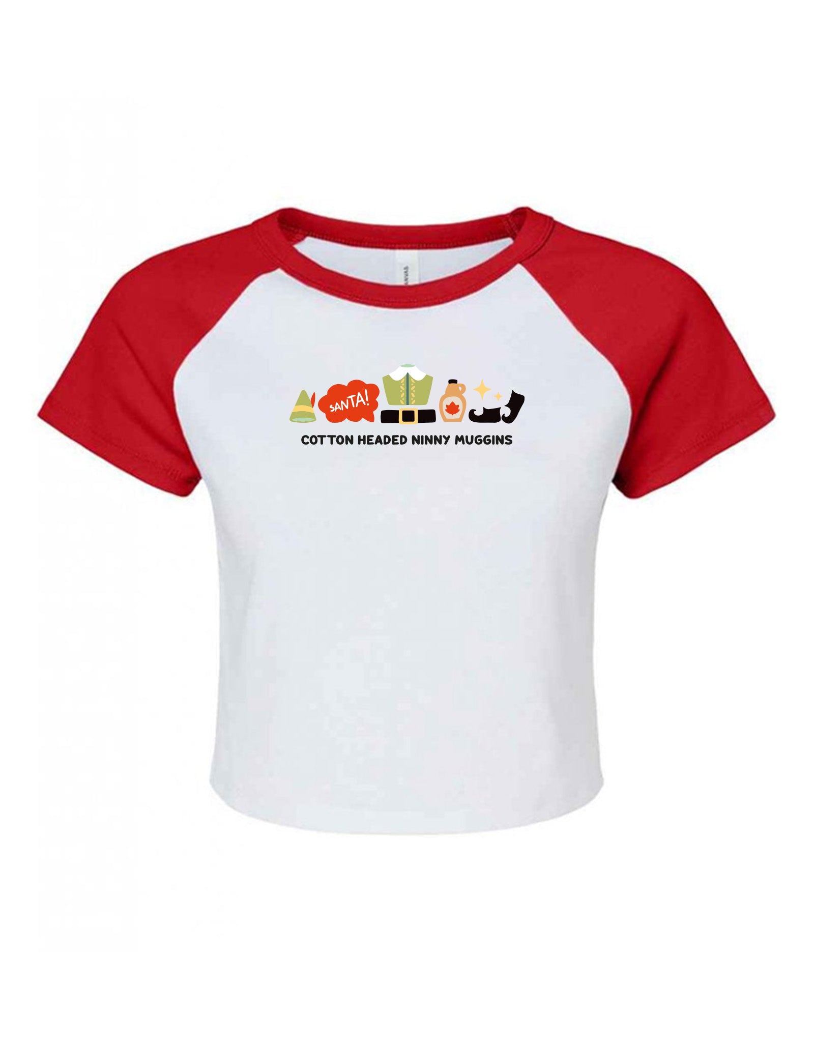 Elf Embroidered Micro Rib Baby Tee