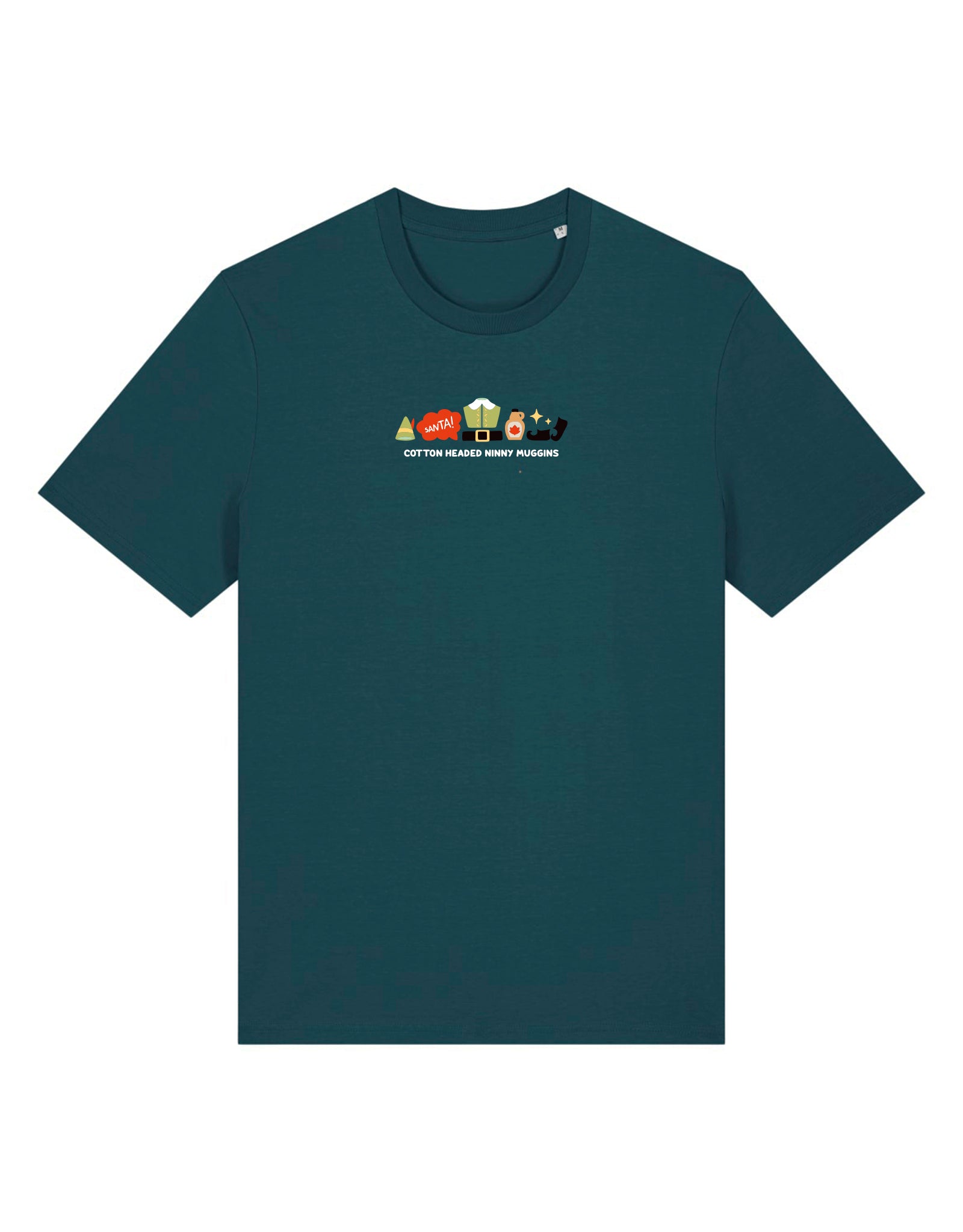 Elf Embroidered Organic Cotton T-Shirt