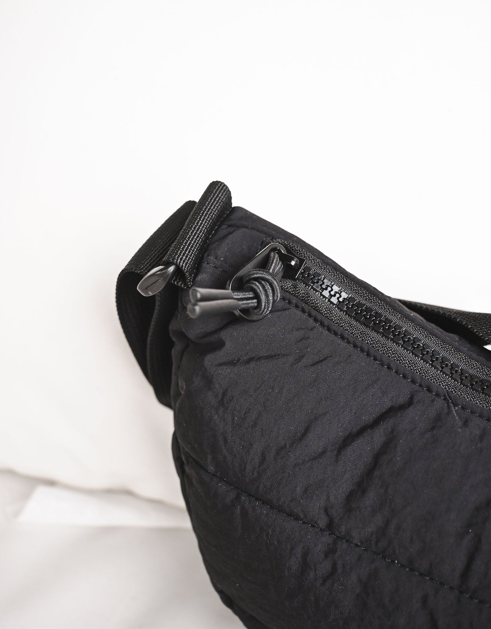 Essentials Recycled Nylon Quilted Cross Body Bag
