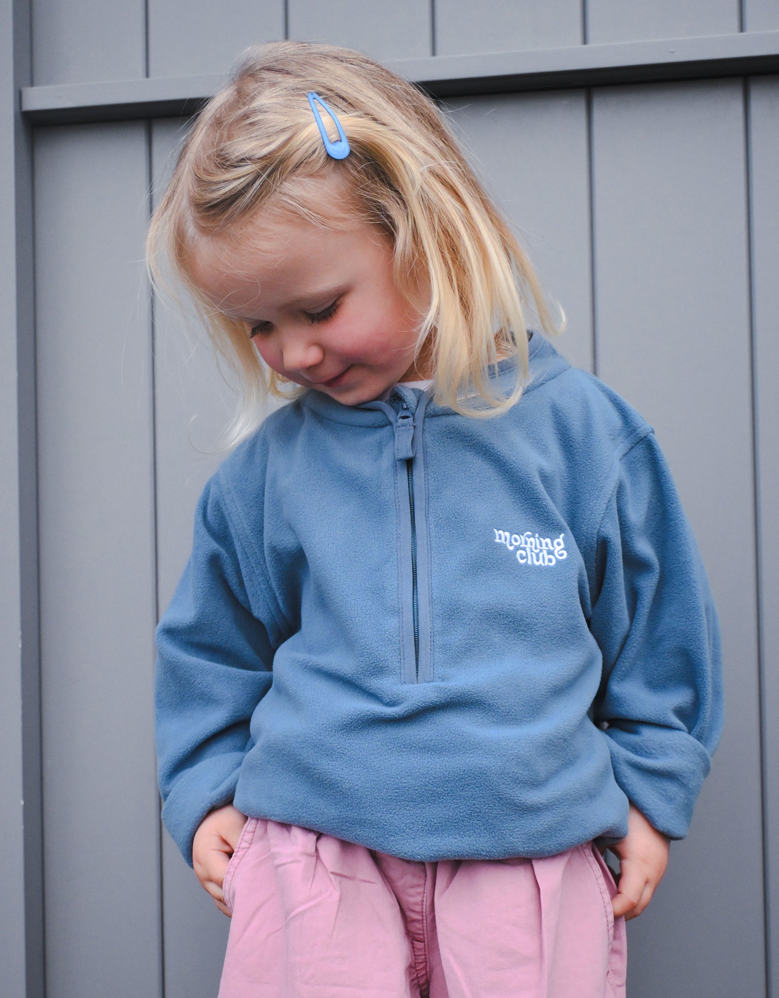 Essential Recycled Polyester Half Zip Childrens Micro Fleece