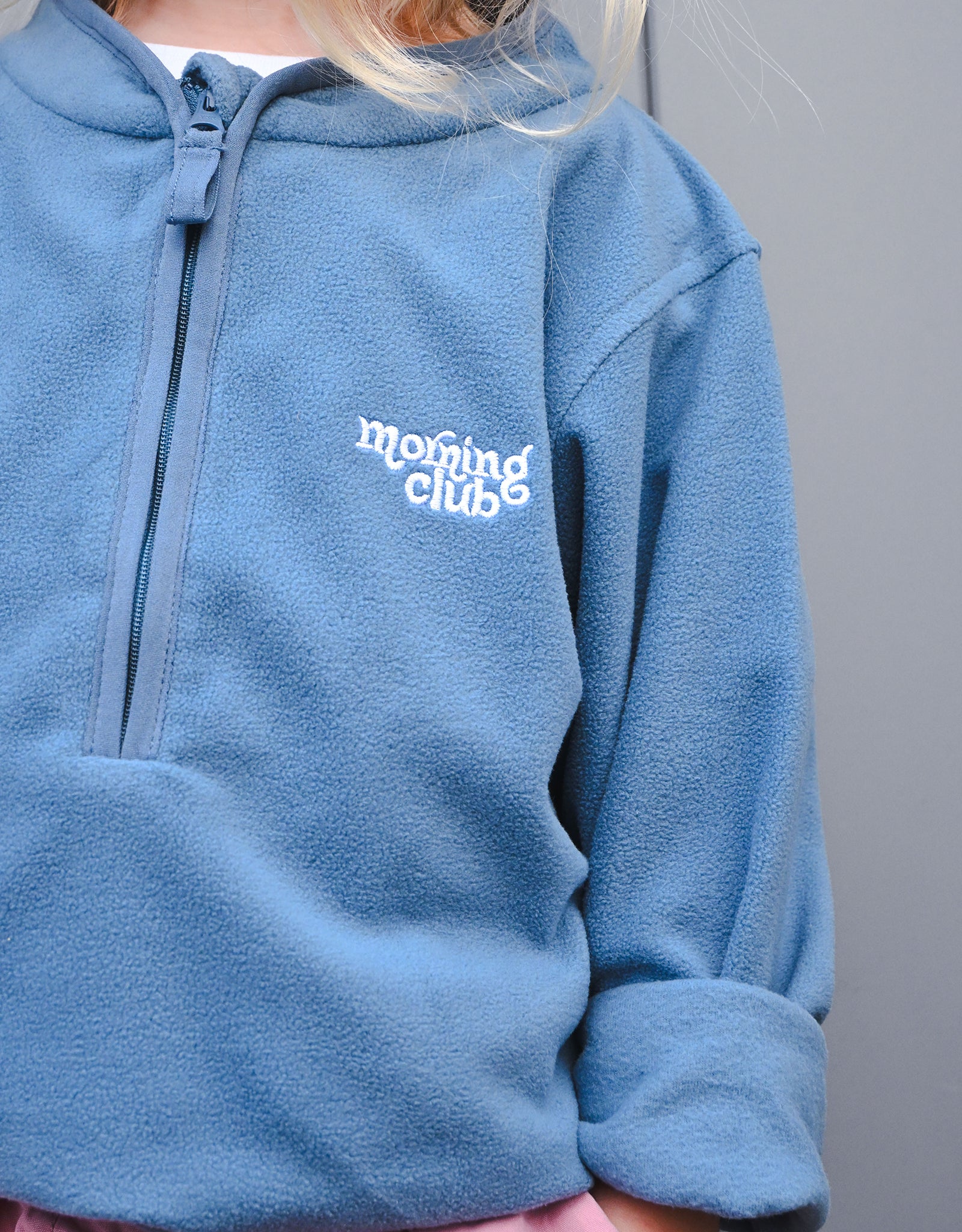 Essential Recycled Polyester Half Zip Childrens Micro Fleece