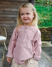 Essential Recycled Polyester Half Zip Childrens Micro Fleece