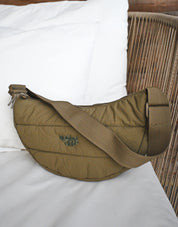 Essentials Recycled Nylon Quilted Cross Body Bag