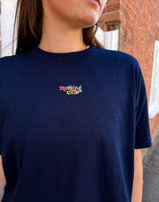 Essentials Embroidered Boxy Organic Cotton Tee