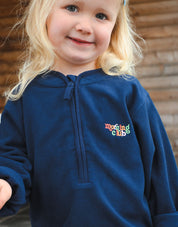 Essential Recycled Polyester Half Zip Childrens Micro Fleece