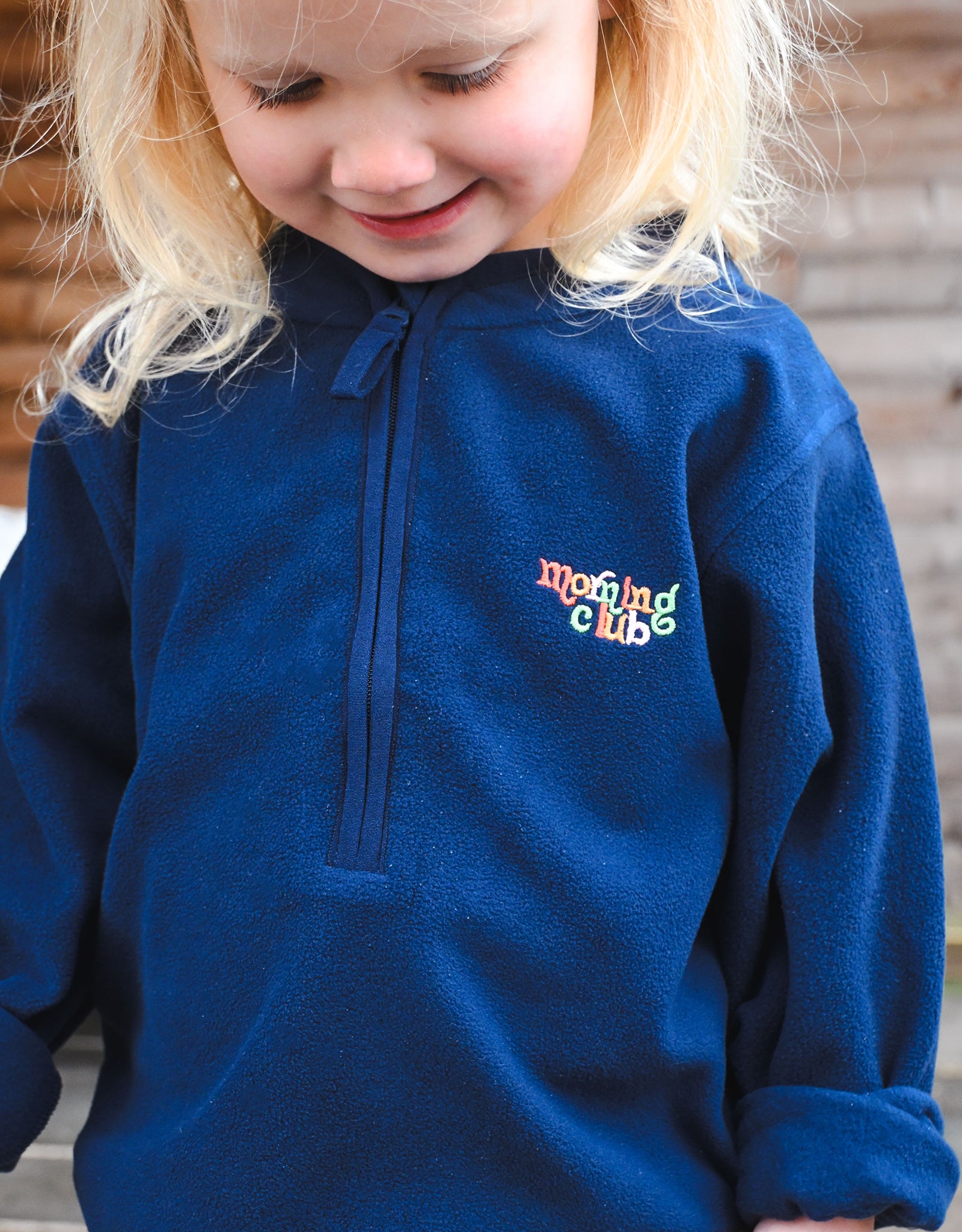Essential Recycled Polyester Half Zip Childrens Micro Fleece