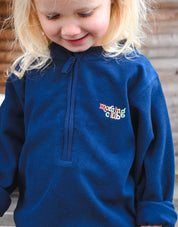 Essential Recycled Polyester Half Zip Childrens Micro Fleece