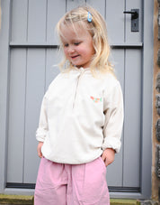 Essential Recycled Polyester Half Zip Childrens Micro Fleece