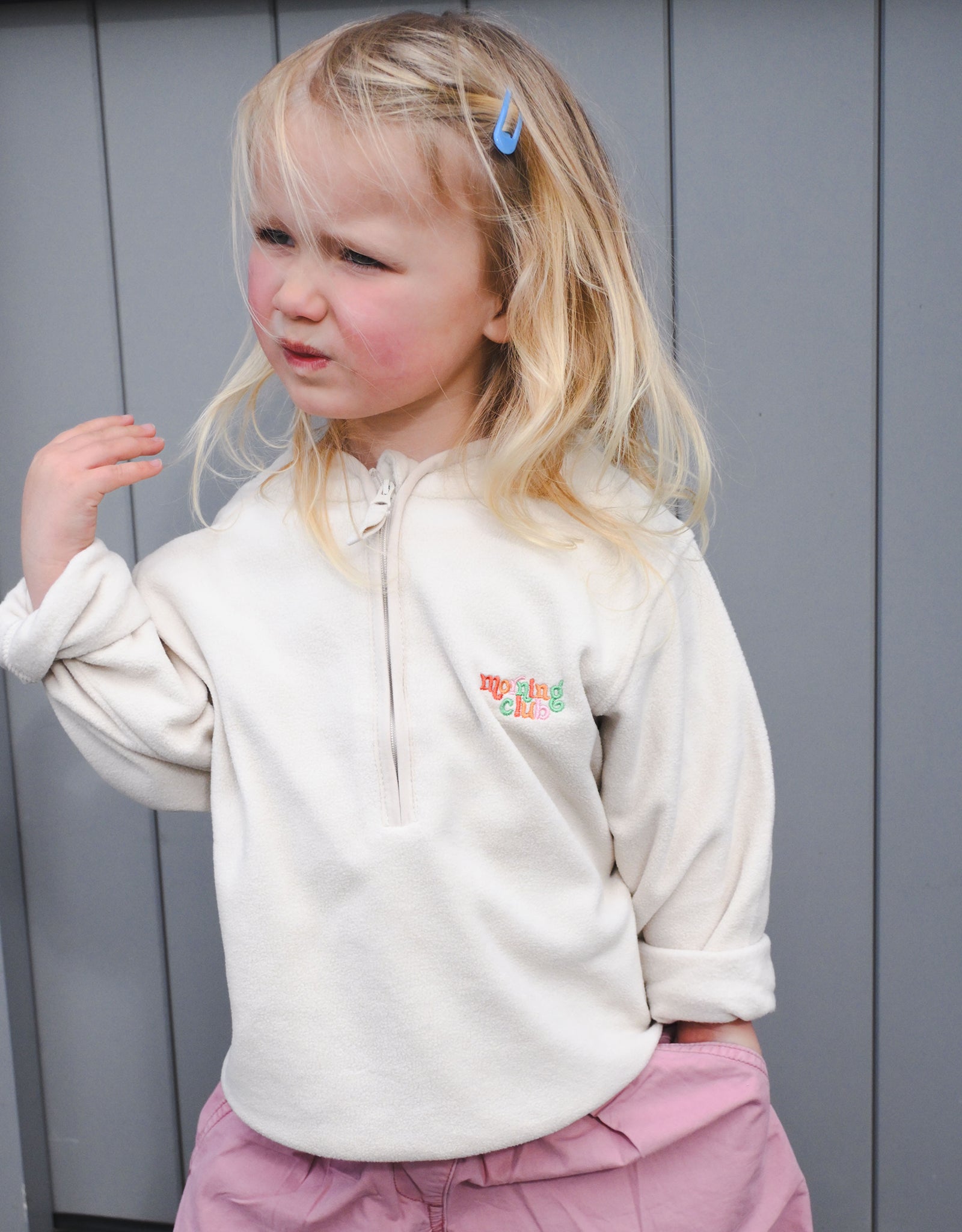 Essential Recycled Polyester Half Zip Childrens Micro Fleece