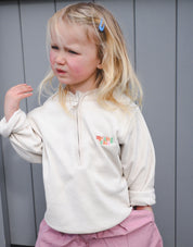 Essential Recycled Polyester Half Zip Childrens Micro Fleece