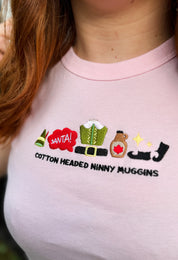 Elf Embroidered Micro Rib Baby Tee