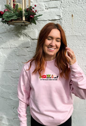 Elf Embroidered Organic Cotton Sweatshirt