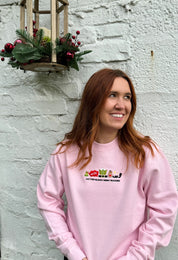Elf Embroidered Organic Cotton Sweatshirt